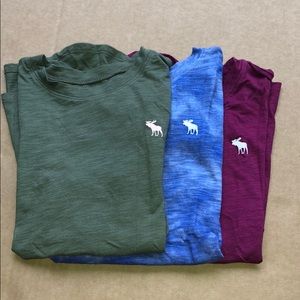 abercrombie kids solid tees